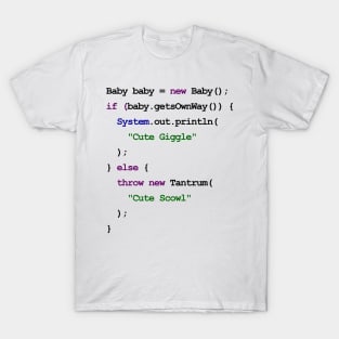 Java Code New Baby T-Shirt